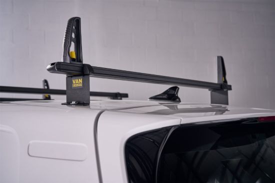 Black ULTI Bar load stops close-up