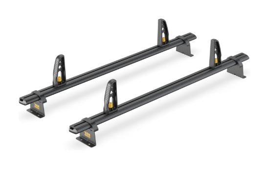 Black ULTI Bar 2 bar roof bar system alternative view