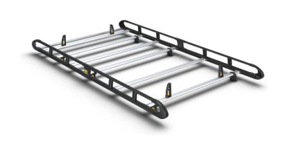 Van Guard ULTI Rack+ Black (Aluminium) - 6 Bar Roof Rack for Mercedes Sprinter 2006-2018 | L1 | H2 | Twin Rear Doors
