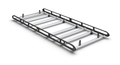 Van Guard ULTI Rack+ Black (Aluminium) - 8 Bar Roof Rack for Mercedes Sprinter 2006-2018 | L2 | H1 | Twin Rear Doors