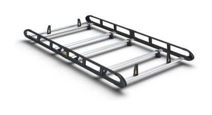 Van Guard ULTI Rack+ Black (Aluminium) - 5 Bar Roof Rack for Iveco eJolly 2026-Onwards | L2 | H1 | Tailgate